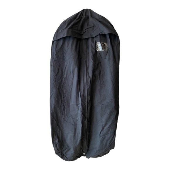 Prada Black Wool Wrap Coat with Fox Collar Size 46 (US Size 10) - Picture 9 of 16